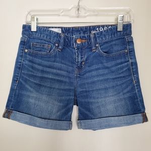 Gap denim shorts medium wash size 25